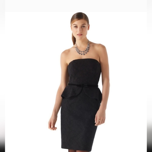 White House Black Market Dresses & Skirts - White House Black Market   Black Strapless Lace Cocktail Dress